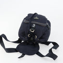 PRADA Backpack Nylon Navy Silver Auth bs34480-18