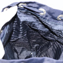 PRADA Backpack Nylon Navy Silver Auth bs34480-24