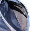 PRADA Backpack Nylon Navy Silver Auth bs34480-26