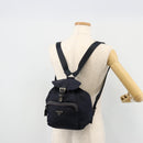PRADA Backpack Nylon Navy Silver Auth bs34480-28