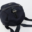 PRADA Backpack Nylon Navy Silver Auth bs34480-6