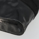 PRADA Hand Bag Nylon Black Silver Auth bs34484-9