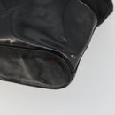 PRADA Hand Bag Nylon Black Silver Auth bs34484-15
