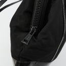 PRADA Hand Bag Nylon Black Silver Auth bs34484-10