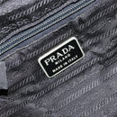 PRADA Hand Bag Nylon Black Silver Auth bs34484-17