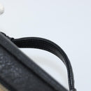 CHANEL Vanity Pouch Caviar Skin Black Gold CC Auth bs34489-8