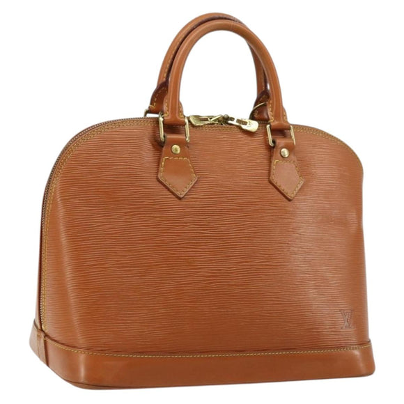 LOUIS VUITTON Epi Alma Hand Bag Brown M52143 LV Auth bs34490
