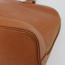 LOUIS VUITTON Epi Alma Hand Bag Brown M52143 LV Auth bs34490-15