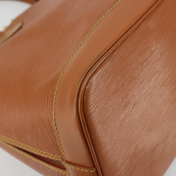 LOUIS VUITTON Epi Alma Hand Bag Brown M52143 LV Auth bs34490