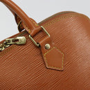 LOUIS VUITTON Epi Alma Hand Bag Brown M52143 LV Auth bs34490-17