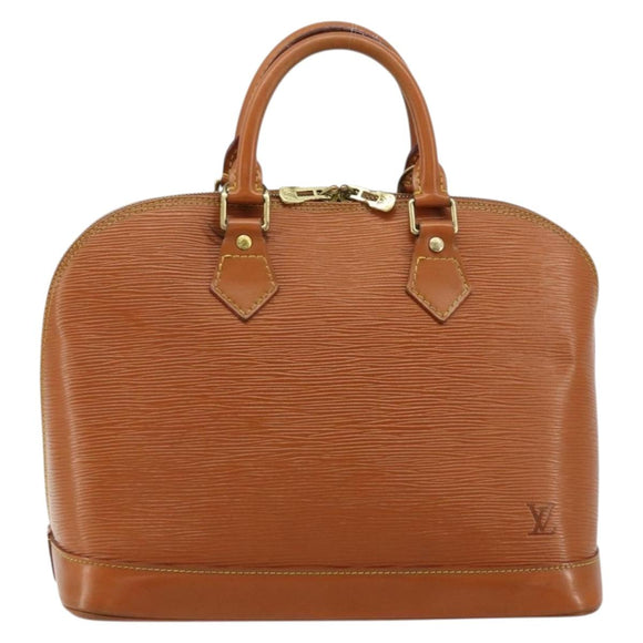 LOUIS VUITTON Epi Alma Hand Bag Brown M52143 LV Auth bs34490