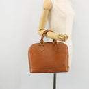 LOUIS VUITTON Epi Alma Hand Bag Brown M52143 LV Auth bs34490-21