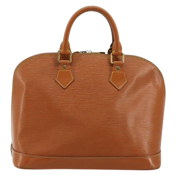 LOUIS VUITTON Epi Alma Hand Bag Brown M52143 LV Auth bs34490