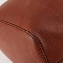LOUIS VUITTON Epi Keepall 45 Boston Bag Brown M42978 LV Auth bs34491-17