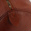 LOUIS VUITTON Epi Keepall 45 Boston Bag Brown M42978 LV Auth bs34491-19