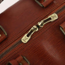 LOUIS VUITTON Epi Keepall 45 Boston Bag Brown M42978 LV Auth bs34491-9
