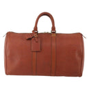 LOUIS VUITTON Epi Keepall 45 Boston Bag Brown M42978 LV Auth bs34491-13