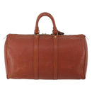 LOUIS VUITTON Epi Keepall 45 Boston Bag Brown M42978 LV Auth bs34491-2