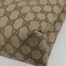 GUCCI GG Supreme Web Sherry Line Tote Bag PVC Beige Gold 39 02 091 Auth bs34492-12