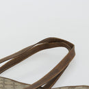 GUCCI GG Supreme Web Sherry Line Tote Bag PVC Beige Gold 39 02 091 Auth bs34492-8