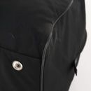 PRADA Boston Bag Nylon Black Silver Auth bs34493-9