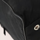PRADA Boston Bag Nylon Black Silver Auth bs34493-16