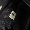 PRADA Boston Bag Nylon Black Silver Auth bs34493-12