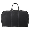 PRADA Boston Bag Nylon Black Silver Auth bs34493-2