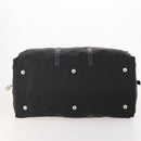 PRADA Boston Bag Nylon Black Silver Auth bs34493-5