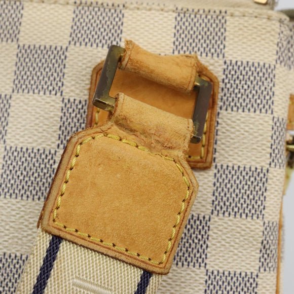 LOUIS VUITTON Damier Azur Pochette Bosphore Shoulder Bag N51112 LV Auth bs34495