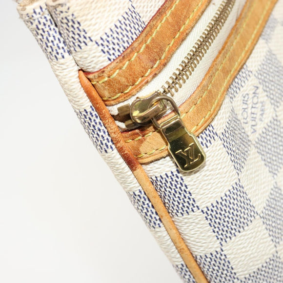 LOUIS VUITTON Damier Azur Pochette Bosphore Shoulder Bag N51112 LV Auth bs34495