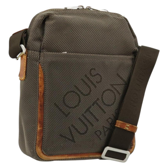 LOUIS VUITTON Damier Geant Sitadan Shoulder Bag Beige Sabre M93041 Auth bs34496