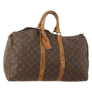 LOUIS VUITTON Monogram Keepall 45 Boston Bag M41428 LV Auth bs34497-1