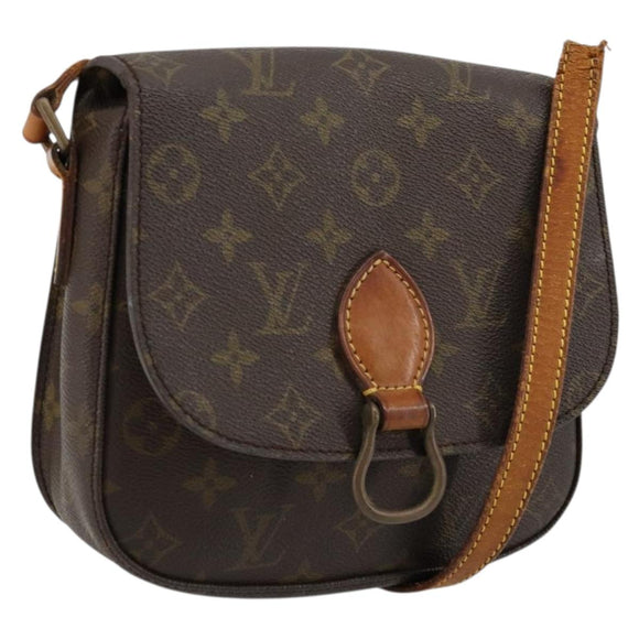 LOUIS VUITTON Monogram Saint Cloud MM Shoulder Bag M51243 LV Auth bs34498