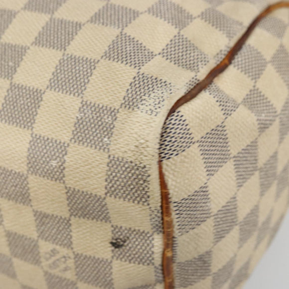 LOUIS VUITTON Damier Azur Speedy 25 Hand Bag N41534 LV Auth bs34499