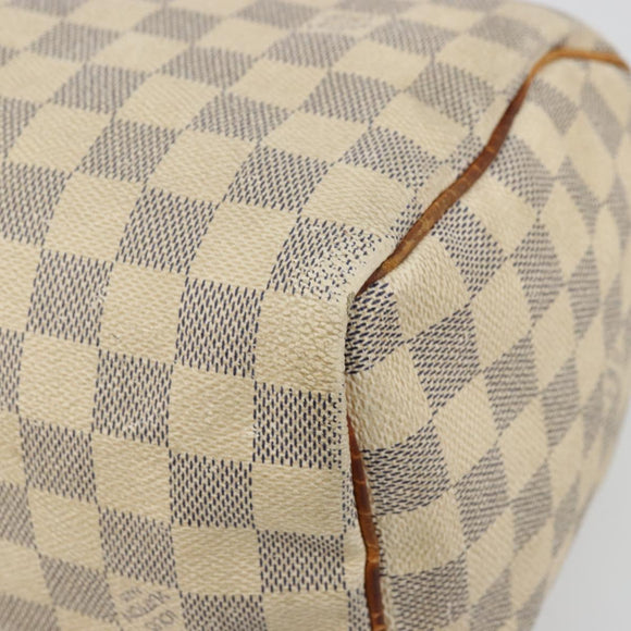 LOUIS VUITTON Damier Azur Speedy 25 Hand Bag N41534 LV Auth bs34499
