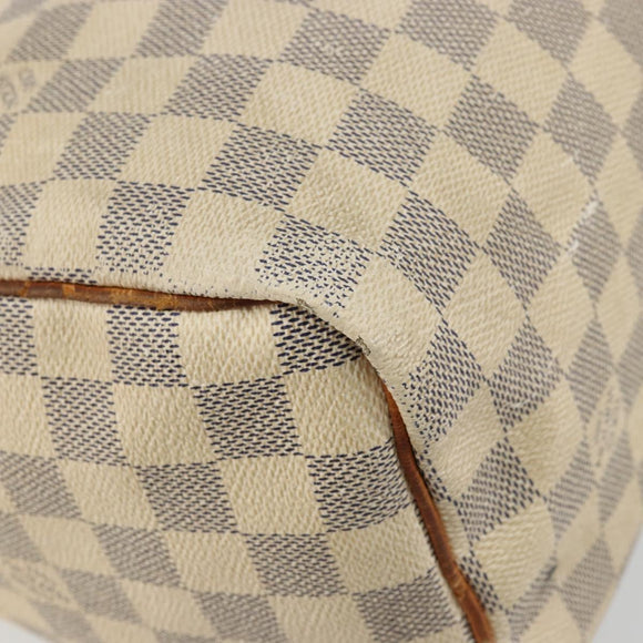 LOUIS VUITTON Damier Azur Speedy 25 Hand Bag N41534 LV Auth bs34499