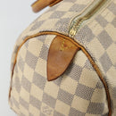 LOUIS VUITTON Damier Azur Speedy 25 Hand Bag N41534 LV Auth bs34499-19