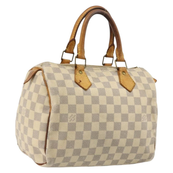 LOUIS VUITTON Damier Azur Speedy 25 Hand Bag N41534 LV Auth bs34499