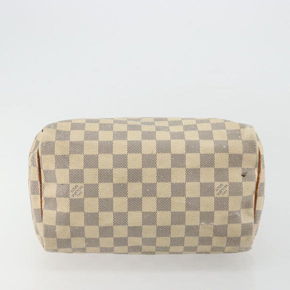 LOUIS VUITTON Damier Azur Speedy 25 Hand Bag N41534 LV Auth bs34499