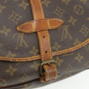 LOUIS VUITTON Monogram Saumur 30 Shoulder Bag M42256 LV Auth bs34502-17