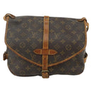 LOUIS VUITTON Monogram Saumur 30 Shoulder Bag M42256 LV Auth bs34502-13