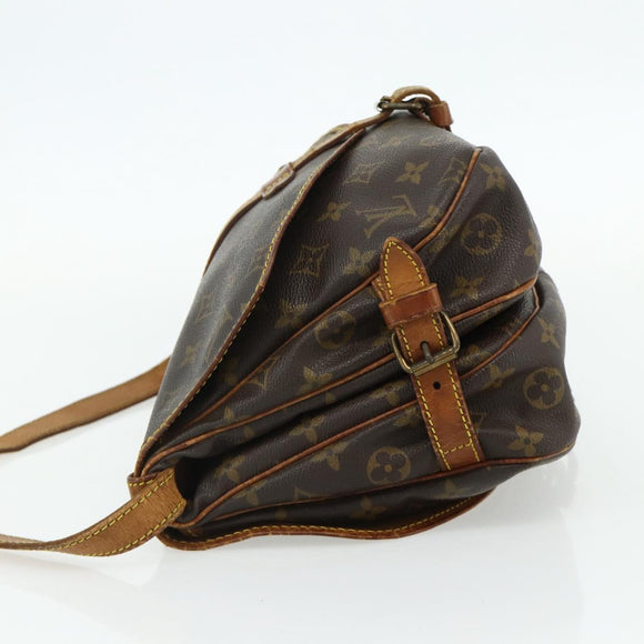LOUIS VUITTON Monogram Saumur 30 Shoulder Bag M42256 LV Auth bs34502