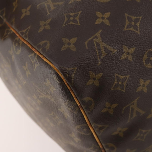 LOUIS VUITTON Monogram Keepall 55 Boston Bag M41424 LV Auth bs34503