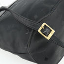 MCM Vicetos Logogram Backpack PVC Black Gold Auth bs34507-14