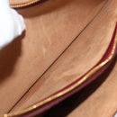 BOTTEGA VENETA Shoulder Bag Leather Bordeaux Gold Auth bs34508A-22