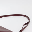 BOTTEGA VENETA Shoulder Bag Leather Bordeaux Gold Auth bs34508A-8