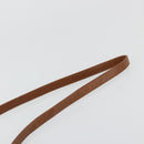 SAINT LAURENT Hand Bag Coated Canvas 2way Khaki Gold Auth bs34511-15