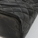 CHANEL Matelasse Reprint Tote Bag Patent leather Black Gold CC Auth bs34512A-9