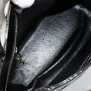 CHANEL Matelasse Reprint Tote Bag Patent leather Black Gold CC Auth bs34512A-11